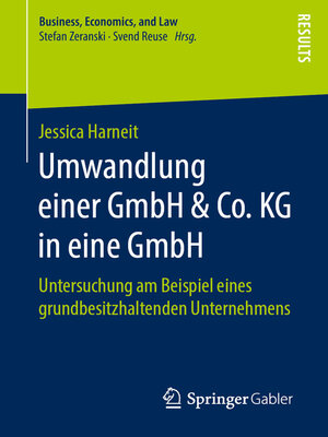 cover image of Umwandlung einer GmbH & Co. KG in eine GmbH
